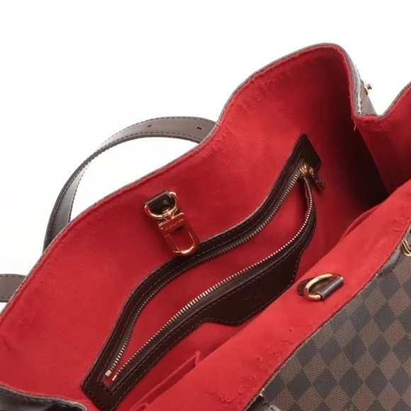 Authentic Louis Vuitton Damier Hampstead MM - Picture 4 of 13